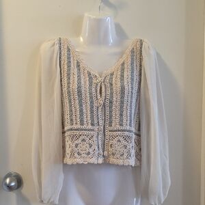 Vintage Crochet Top/Cardigan